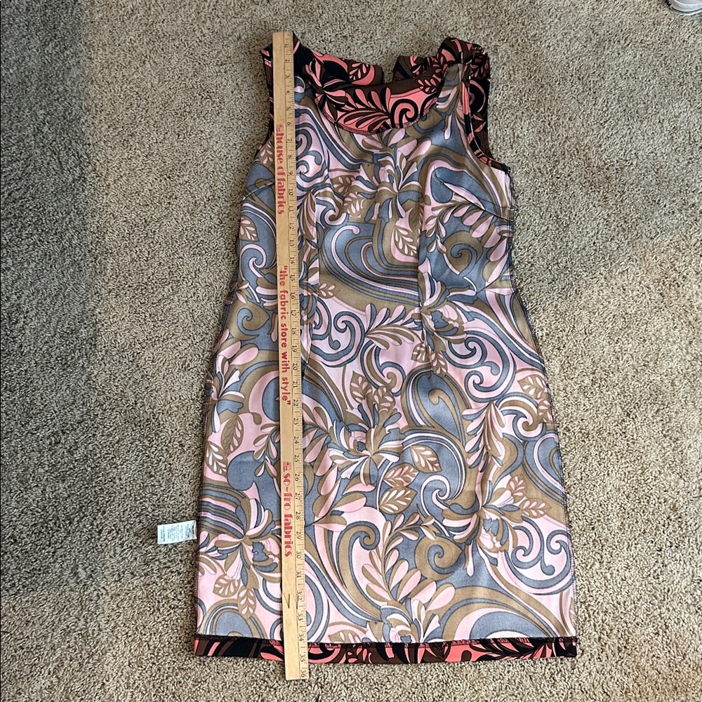 Connected Vintage Retro Patterned Dress, Size 6 - Picture 13 of 13